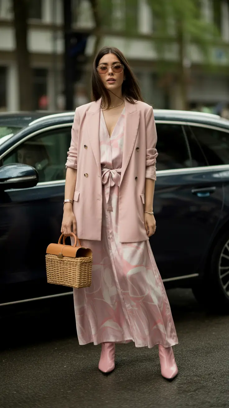 spring birthday outfits - Pastel Tailoring With Modern Softness