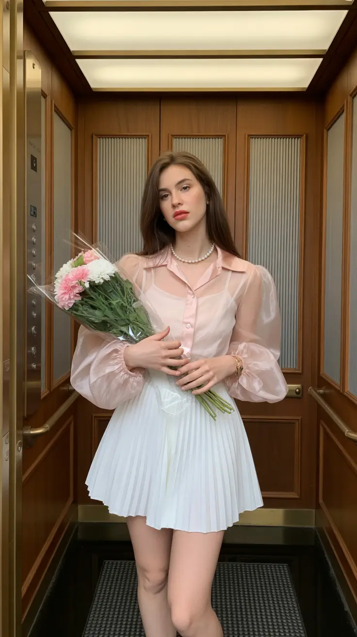 spring birthday outfits - Soft Romance in Pastel Layers