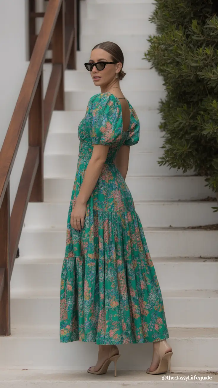 capsule wardrobe for spring 2026 Emerald Florals for Soft, Sunlit Escapes