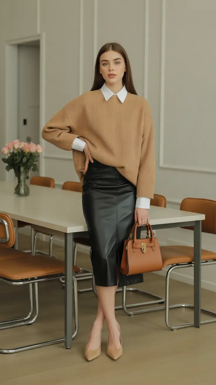 casual spring outfits for women over 30 2026 Soft Neutrals with Sleek Refinement