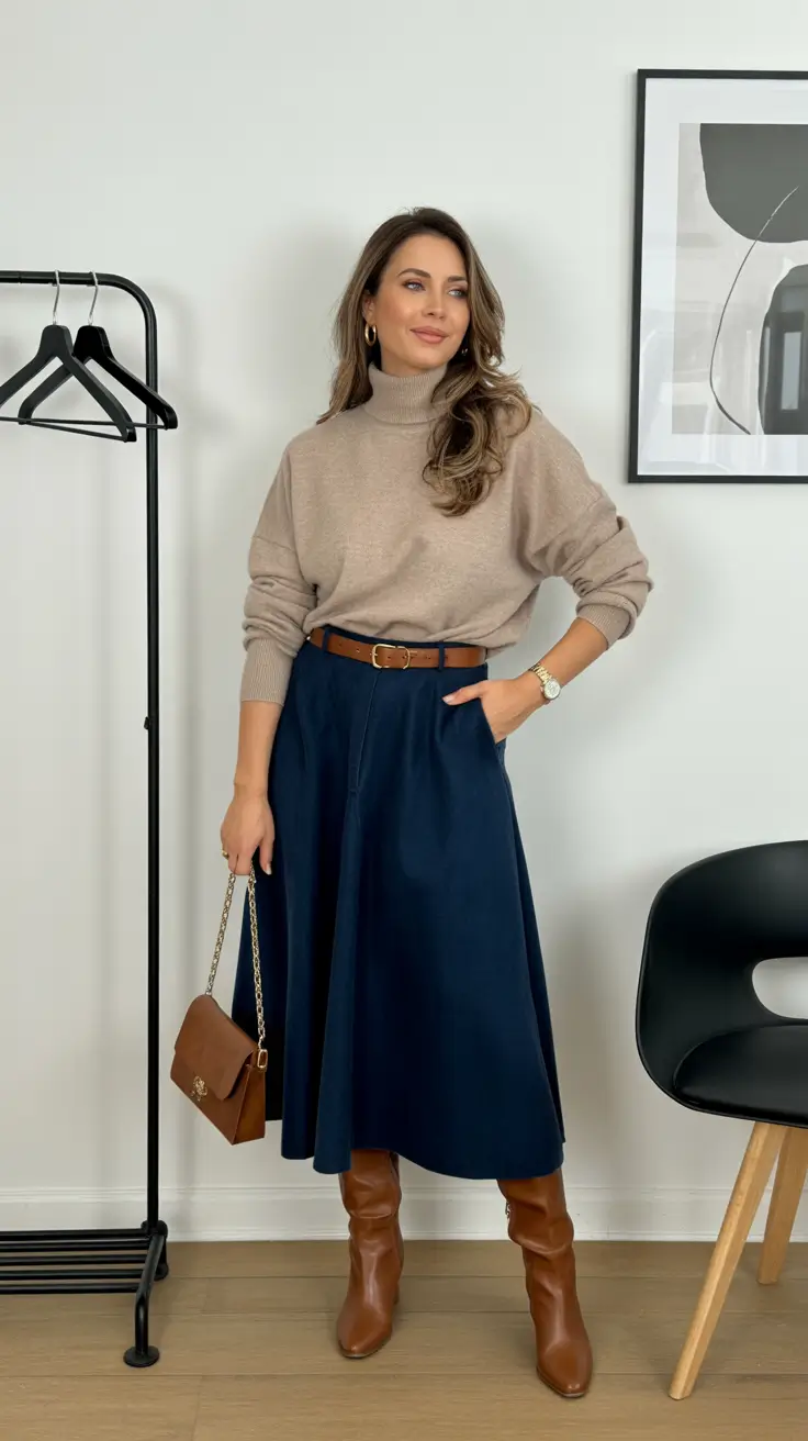 comfortable spring outfits for women over 40 2026 Soft Neutrals with Classic Feminine Structure