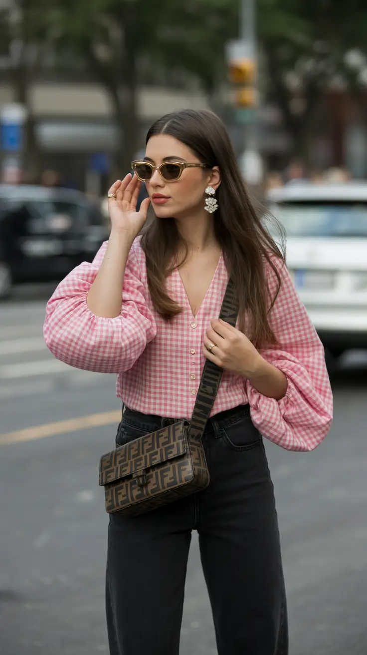 cozy spring wardrobe additions 2026 Soft Gingham Energy for Light Spring Days