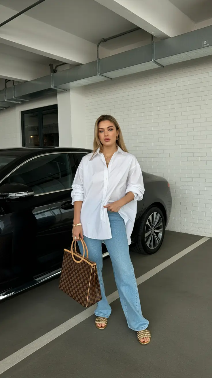 cozy spring wardrobe additions 2026 Crisp White Shirt and Denim for Clear, Minimalist Spring Ease