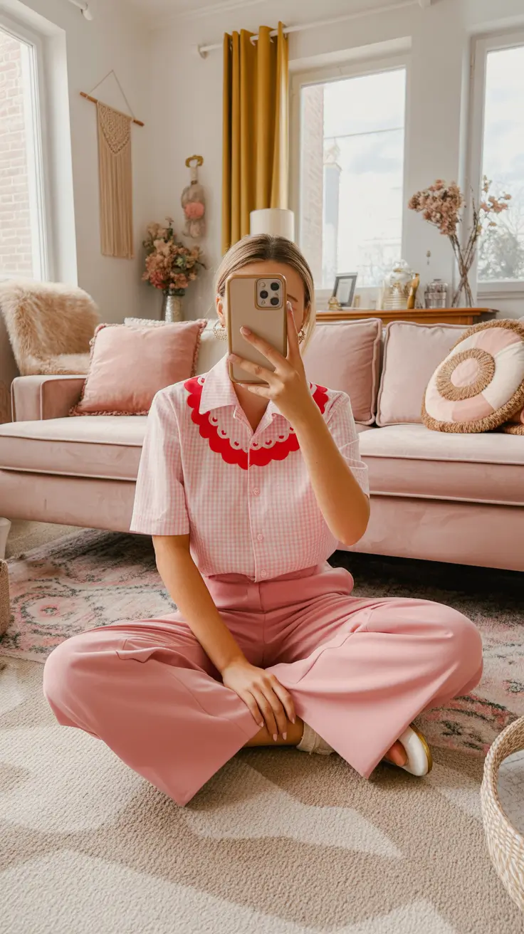 cozy spring wardrobe additions 2026 Soft Pink Playfulness for Light-Hearted Spring Days