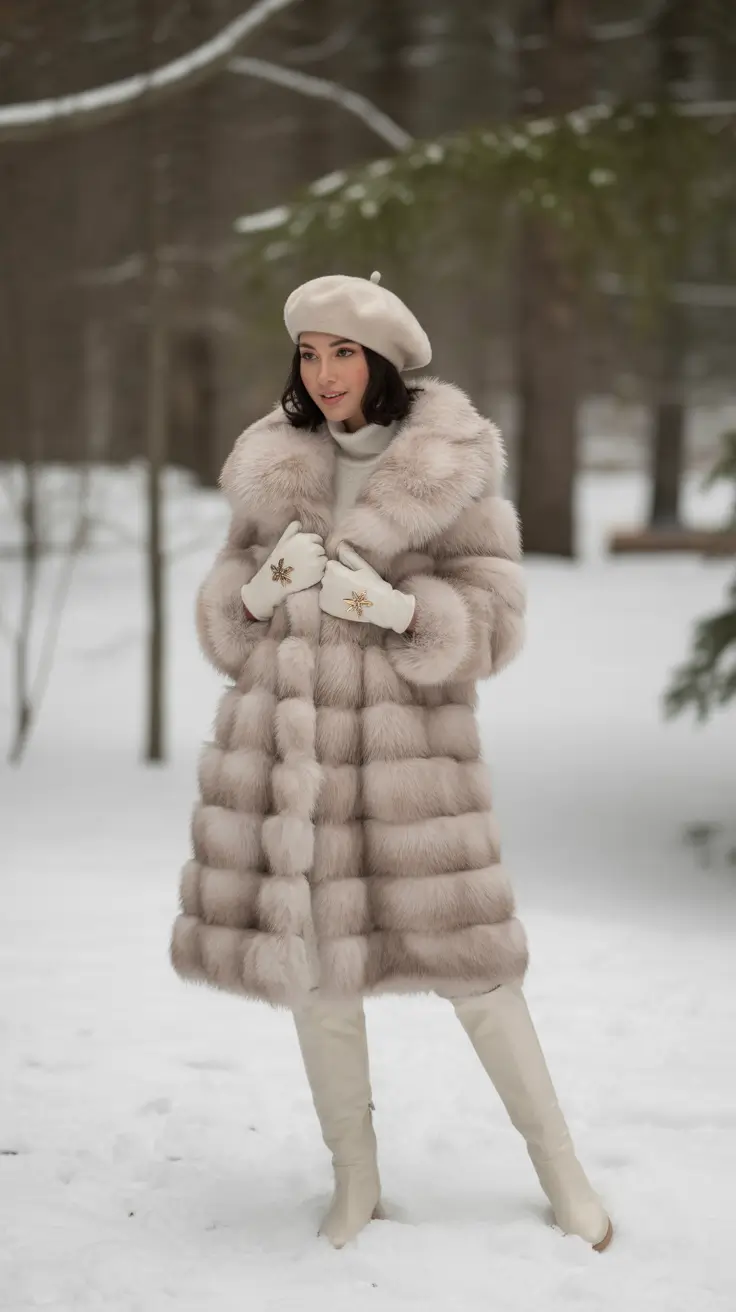February outfits ideas 2026 Classic French-Inspired Winter Elegance