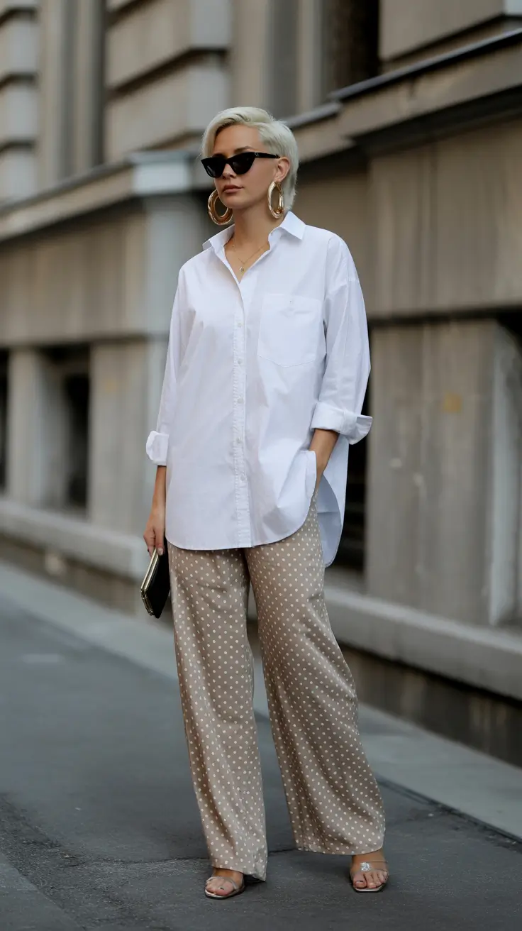feminine spring workwear 2026 Polished Ease in Crisp Shirting