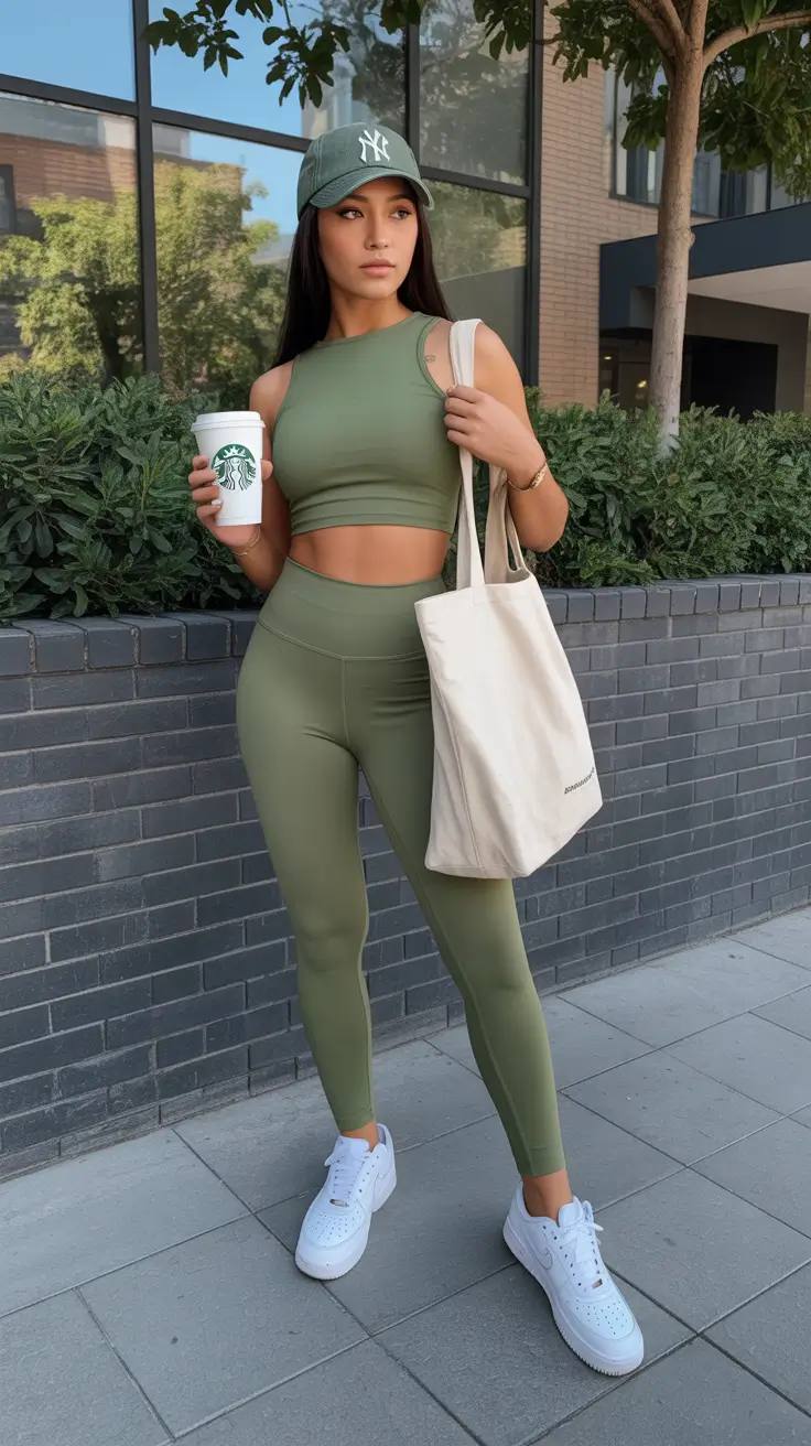 light spring workout outfits 2026 Olive Mornings and Soft Movement