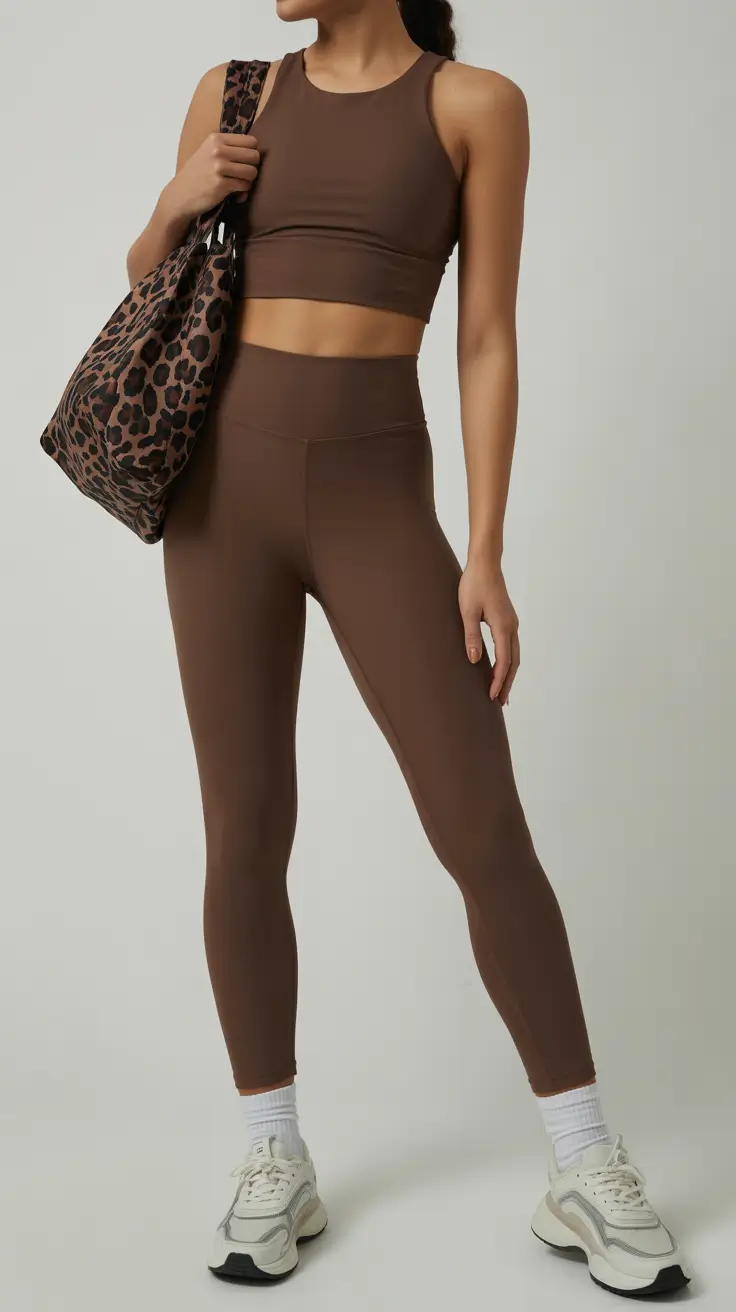 light spring workout outfits 2026 Warm Espresso Tones for a Grounded Spring