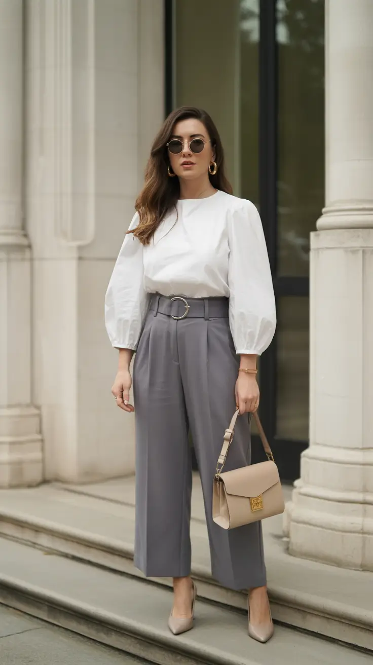 minimalist old money spring outfits 2026 Crisp Foundations with Modern Tailoring