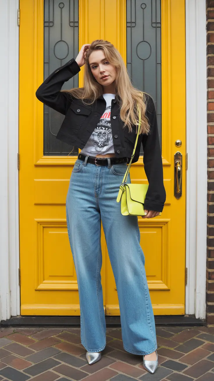 modern early spring outfits 2026 A Pop of Yellow Against the Last Days of Winter