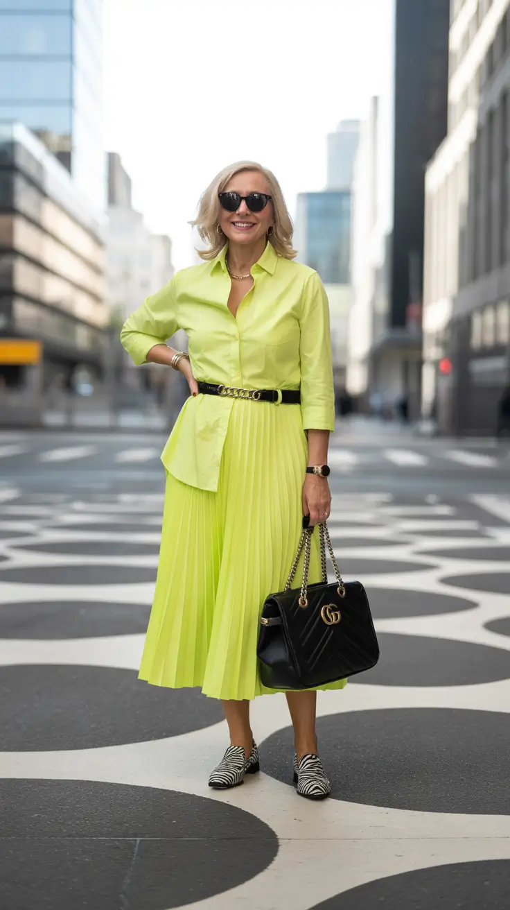 natural spring outfits for women over 50 2026 Electric Lemon Brightness With Classic Spring Movement