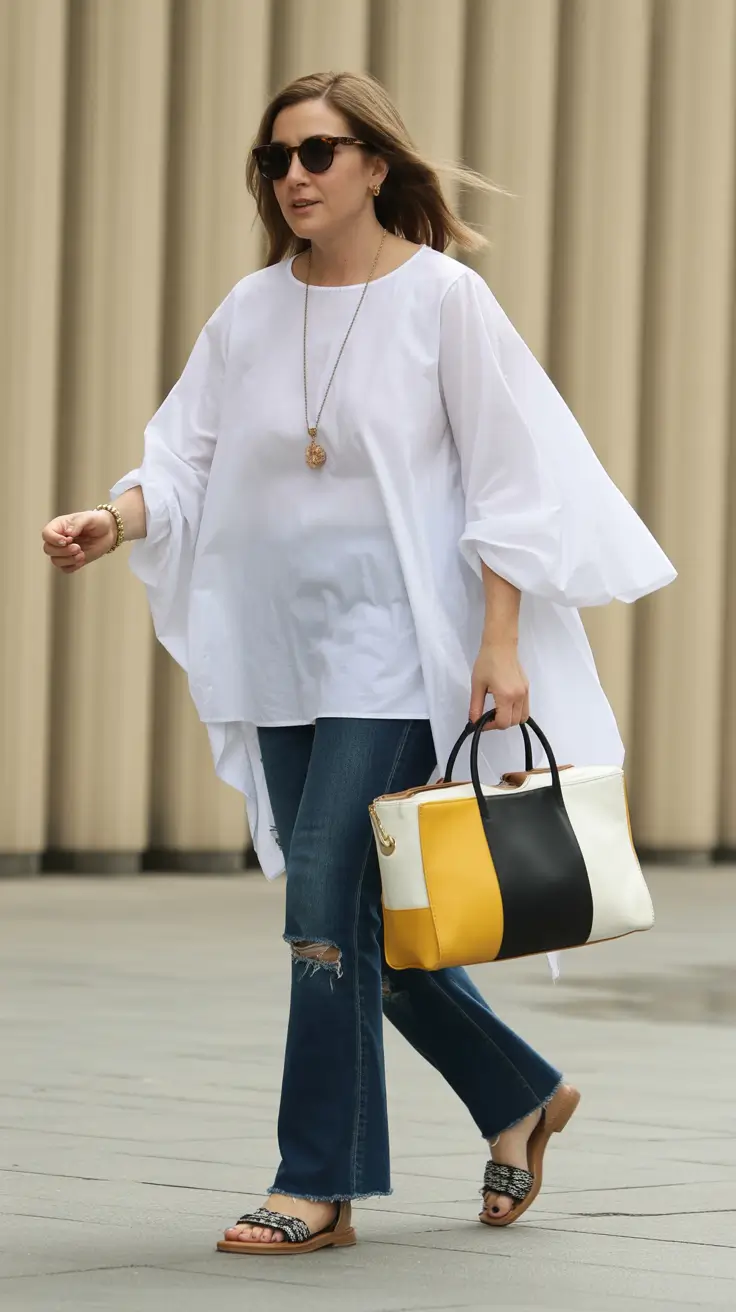 natural spring outfits for women over 50 2026 Relaxed Drama With Oversized Proportions