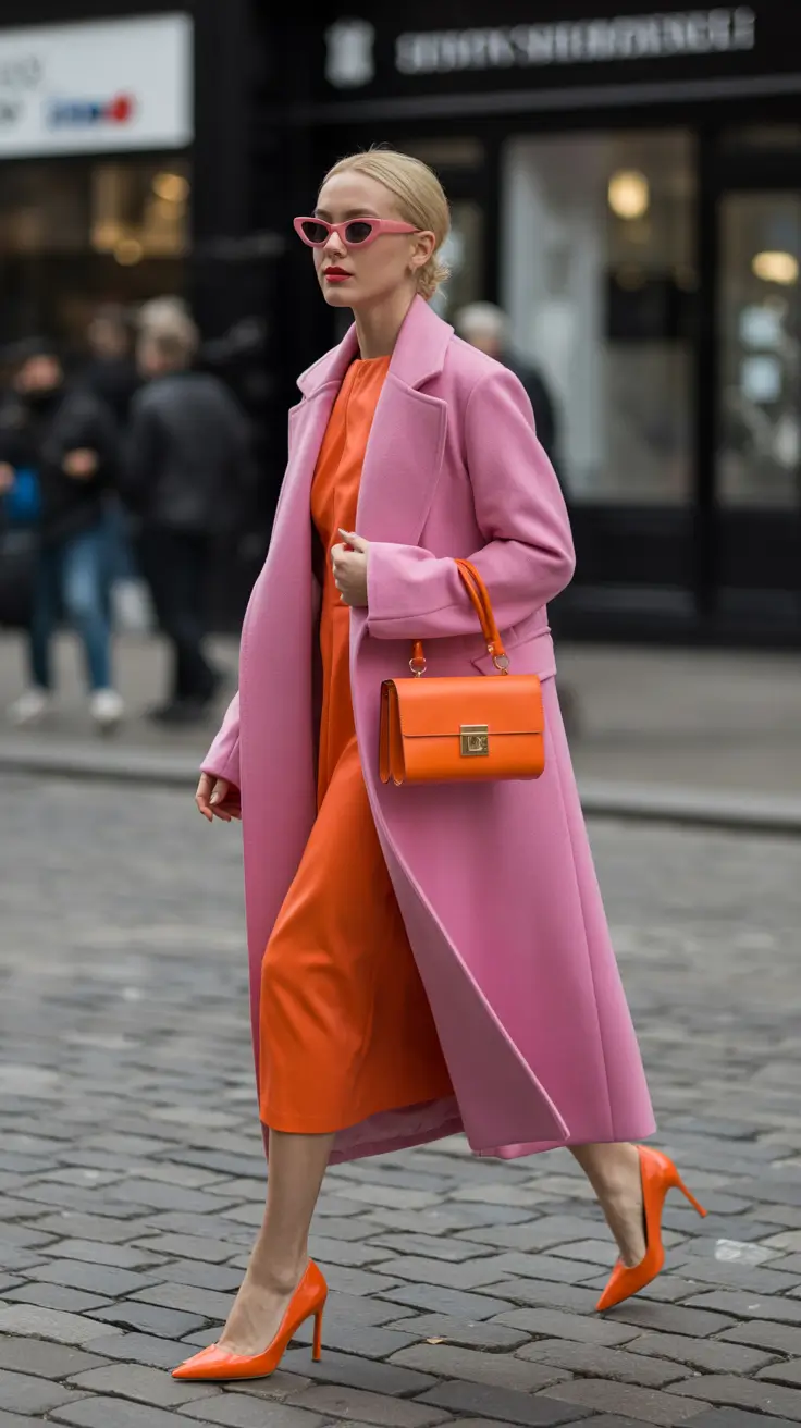 simple spring mom outfits 2026 Bold Colorblocking for Confident Spring Movement