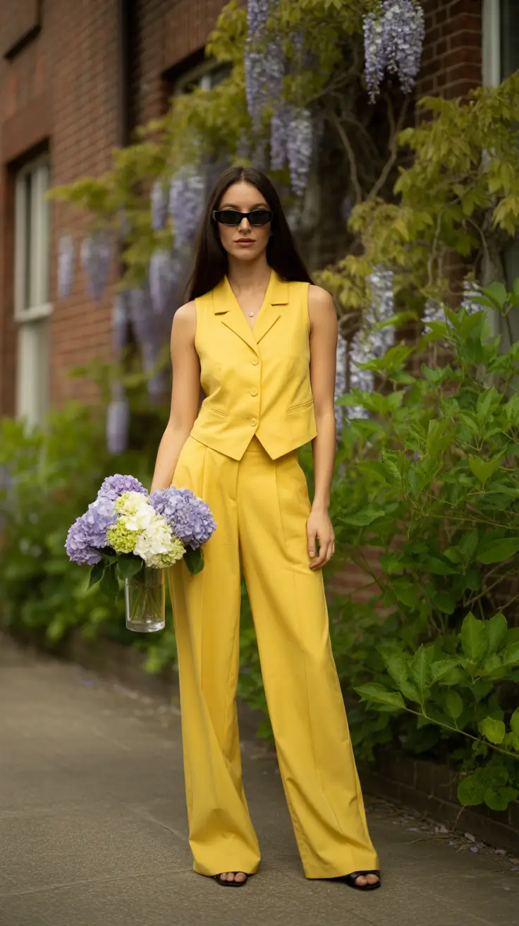 soft spring vacation outfits 2026 Sunny Tailored Confidence for Modern European Cities