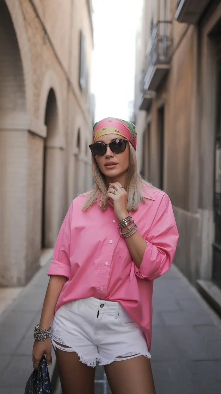 soft spring vacation outfits 2026 Pink Wanderlust for Warm, Playful Spring Adventures