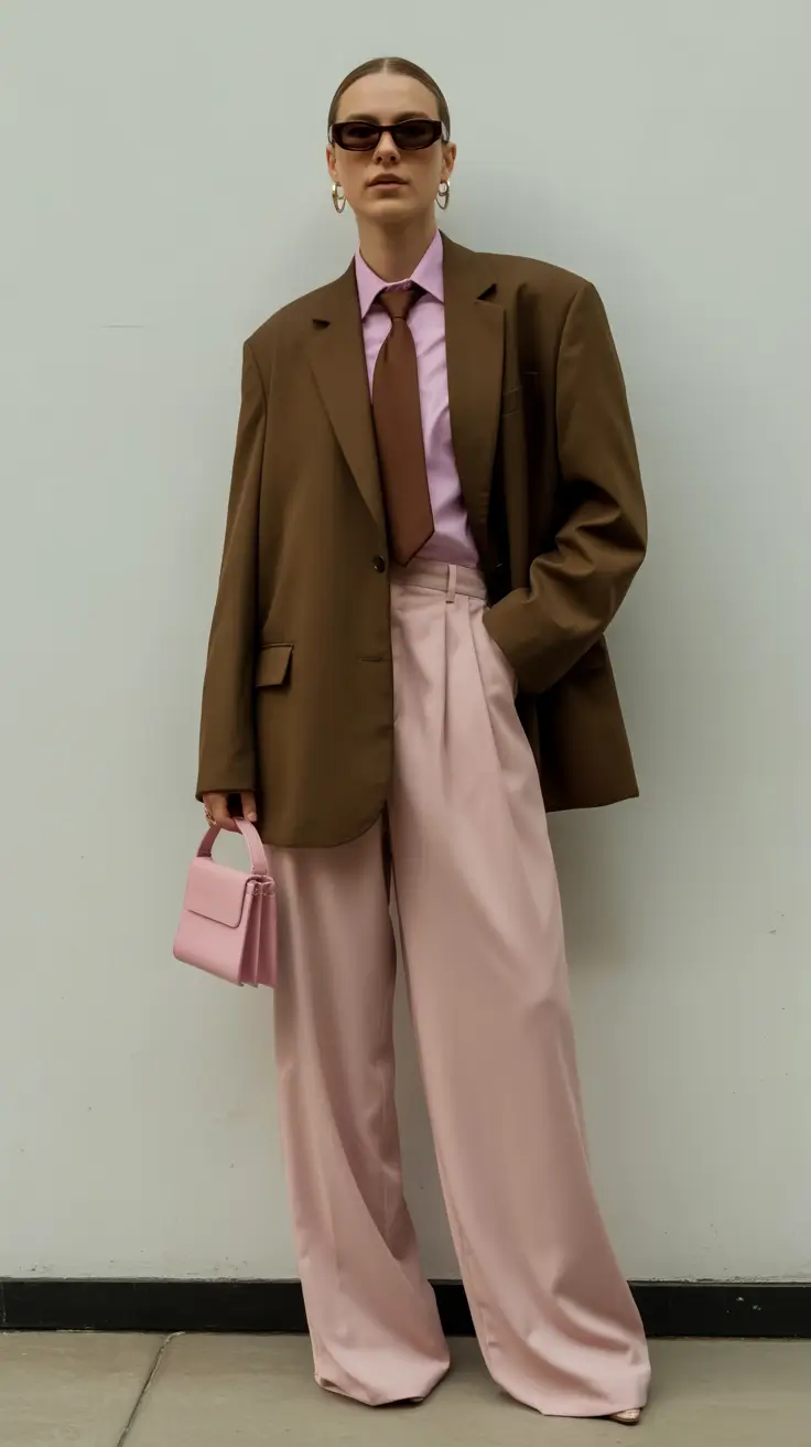 trendy chicago spring outfits 2026 Power Tailoring with Soft Spring Tones