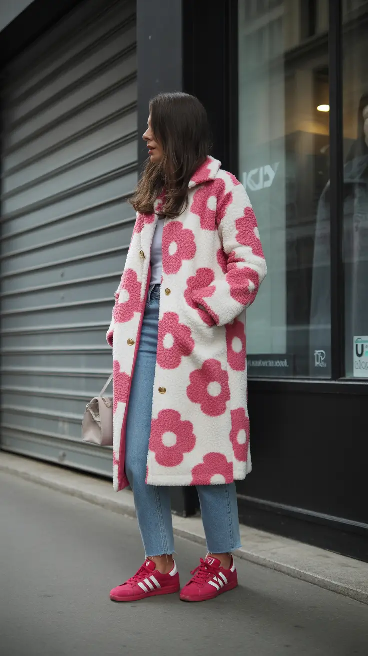 trendy chicago spring outfits 2026 Playful Prints for Cloudy Days