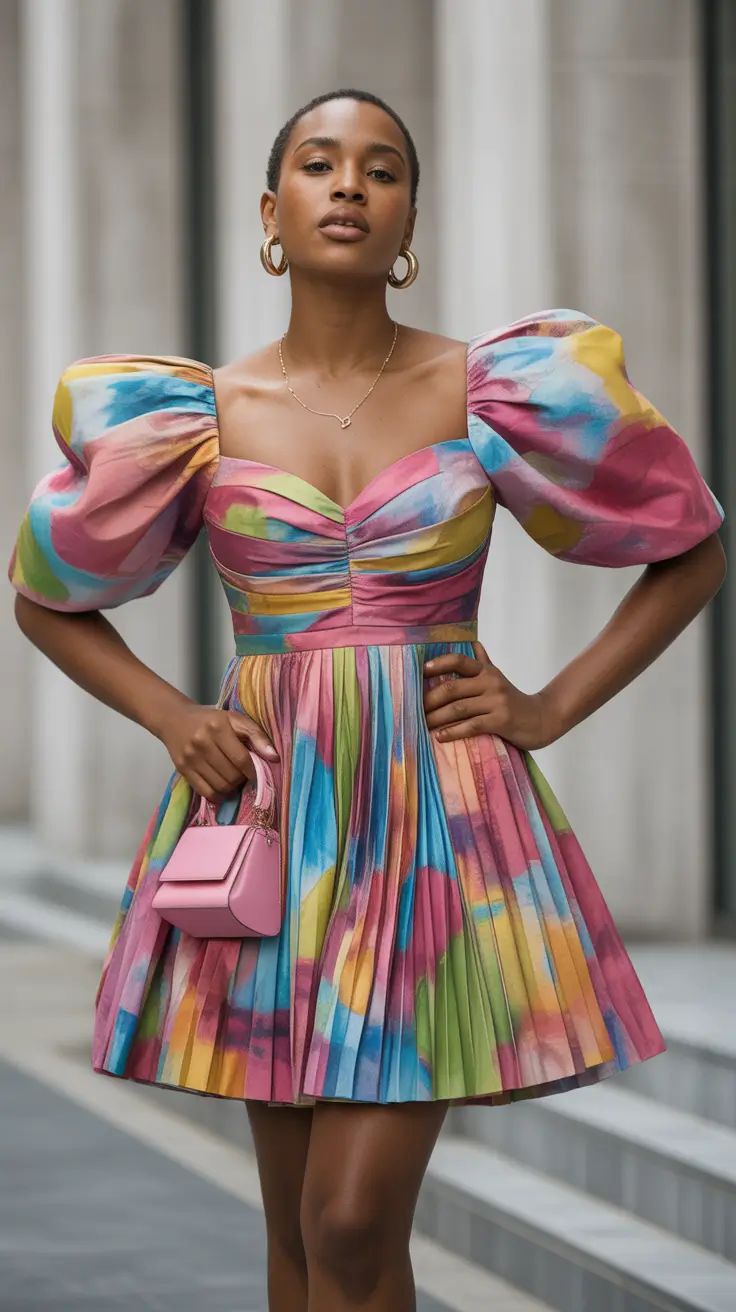 bold spring outfits black women 2026 Pastel Dreamscape