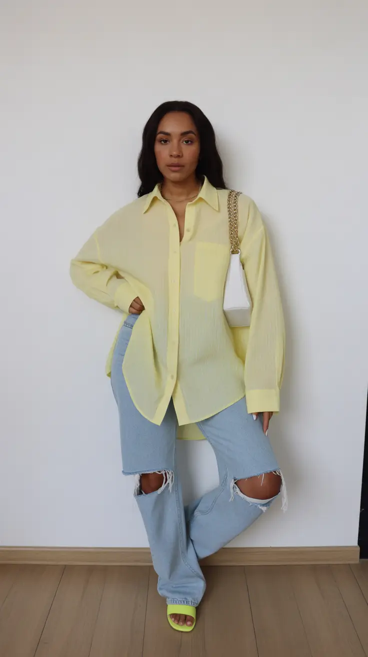 bold spring outfits black women 2026 Yellow Ease