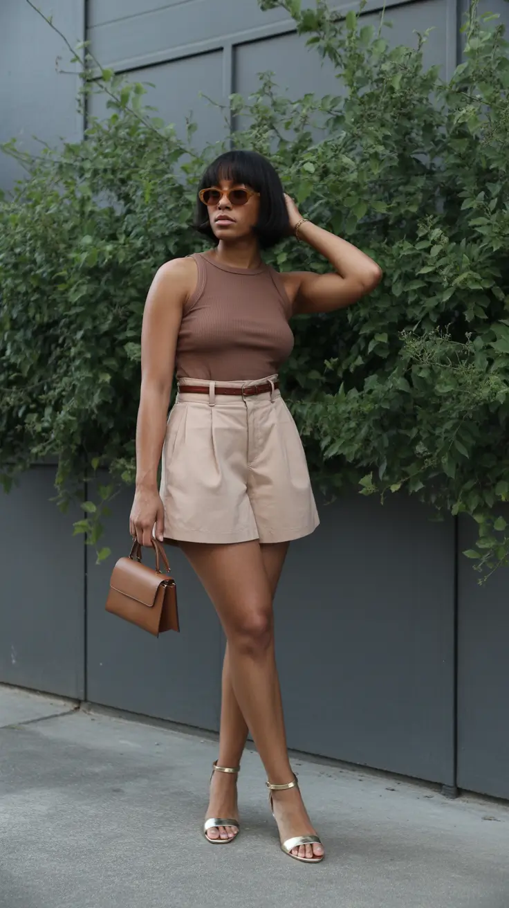 bold spring outfits black women 2026 Neutral Heatwave