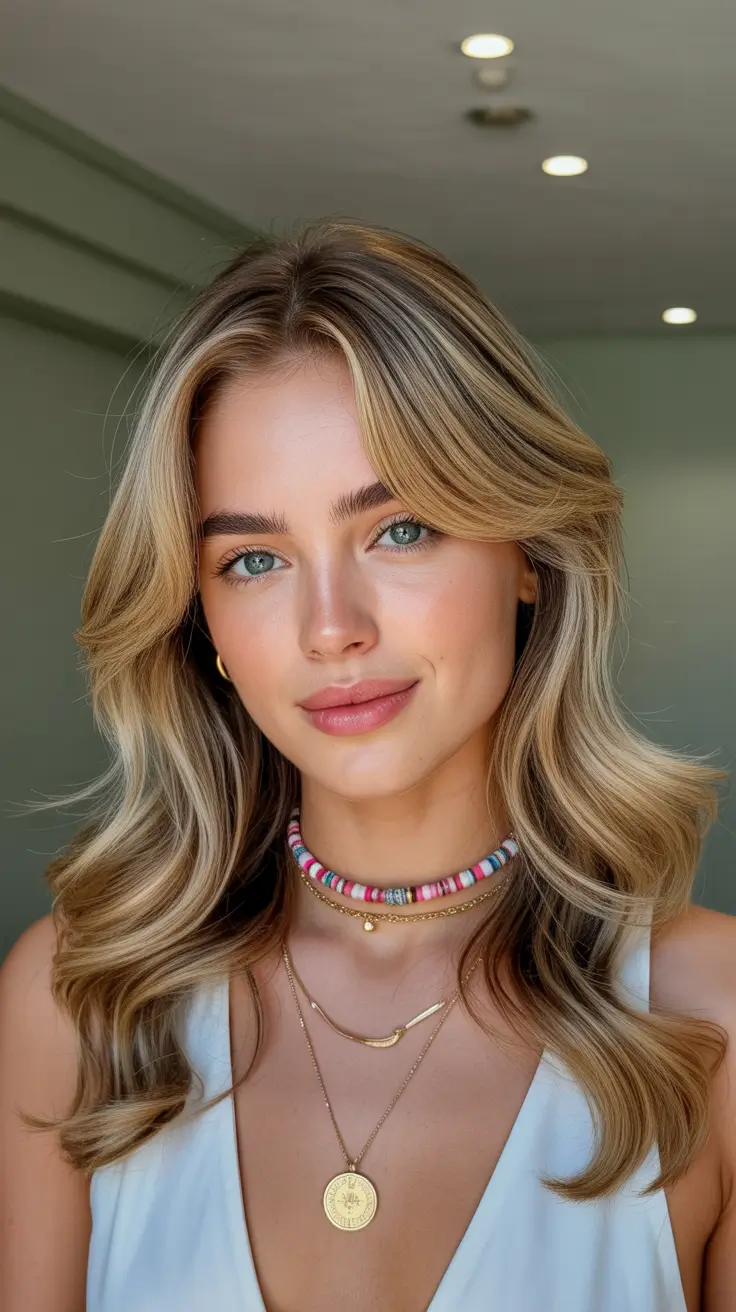 dreamy spring blonde hair color effects 2026 Warm Honey-Glow Blonde With Youthful Spring Movement