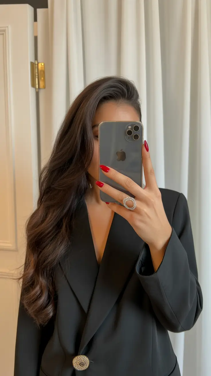 easy spring hair color trends 2026 Soft Cocoa Waves With Subtle Spring Warmth