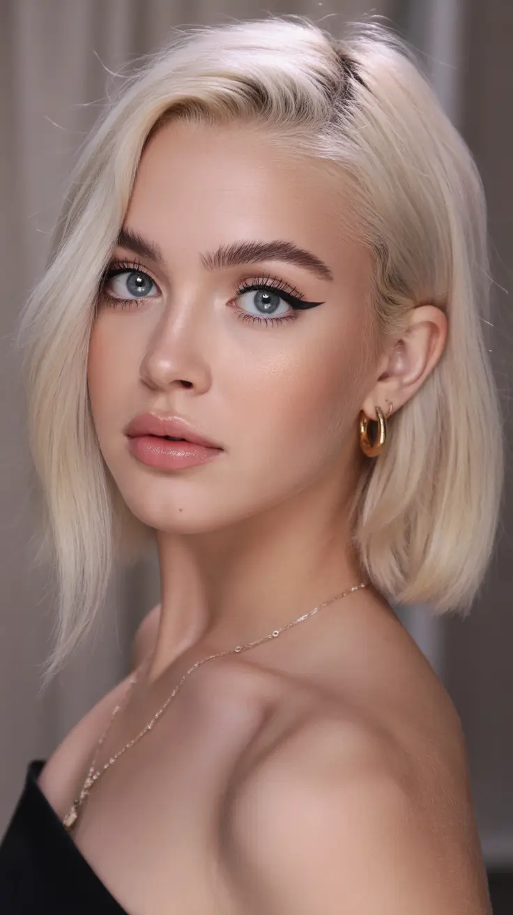 easy spring hair color trends 2026 Soft Butter Blonde Crop With Spring Lightness