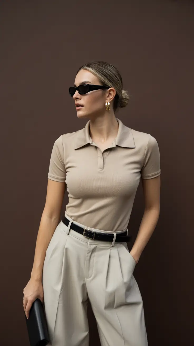 light casual spring outfits 2026 Monochrome Minimalism with Tailored Precision
