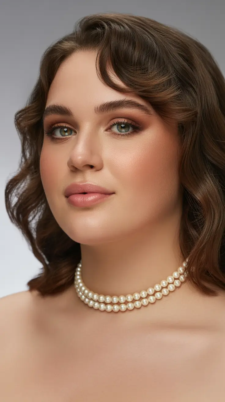 new spring haircuts for chubby faces 2026 Short Retro Waves With Sculpted Edges