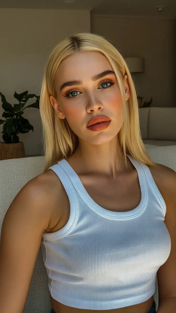 soft spring hair color warm skin tone 2026 Golden Butter Blonde for Warm Beige Skin