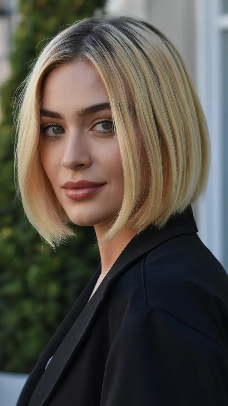 soft spring hair color warm skin tone 2026 Golden Honey Bob for Brown and Hazel Eyes