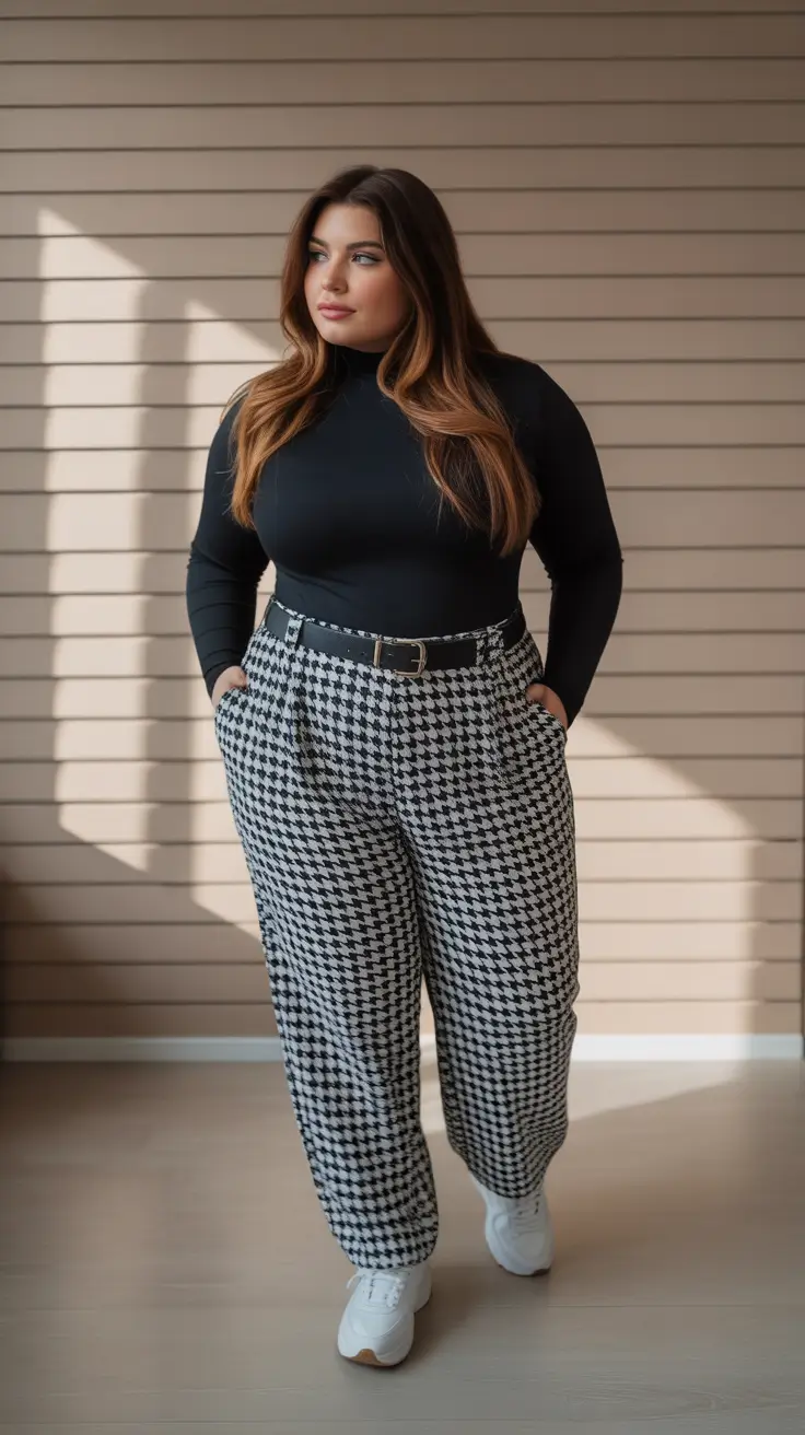 vibrant plus size spring outfits 2026 Classic Monochrome With a Modern Twist