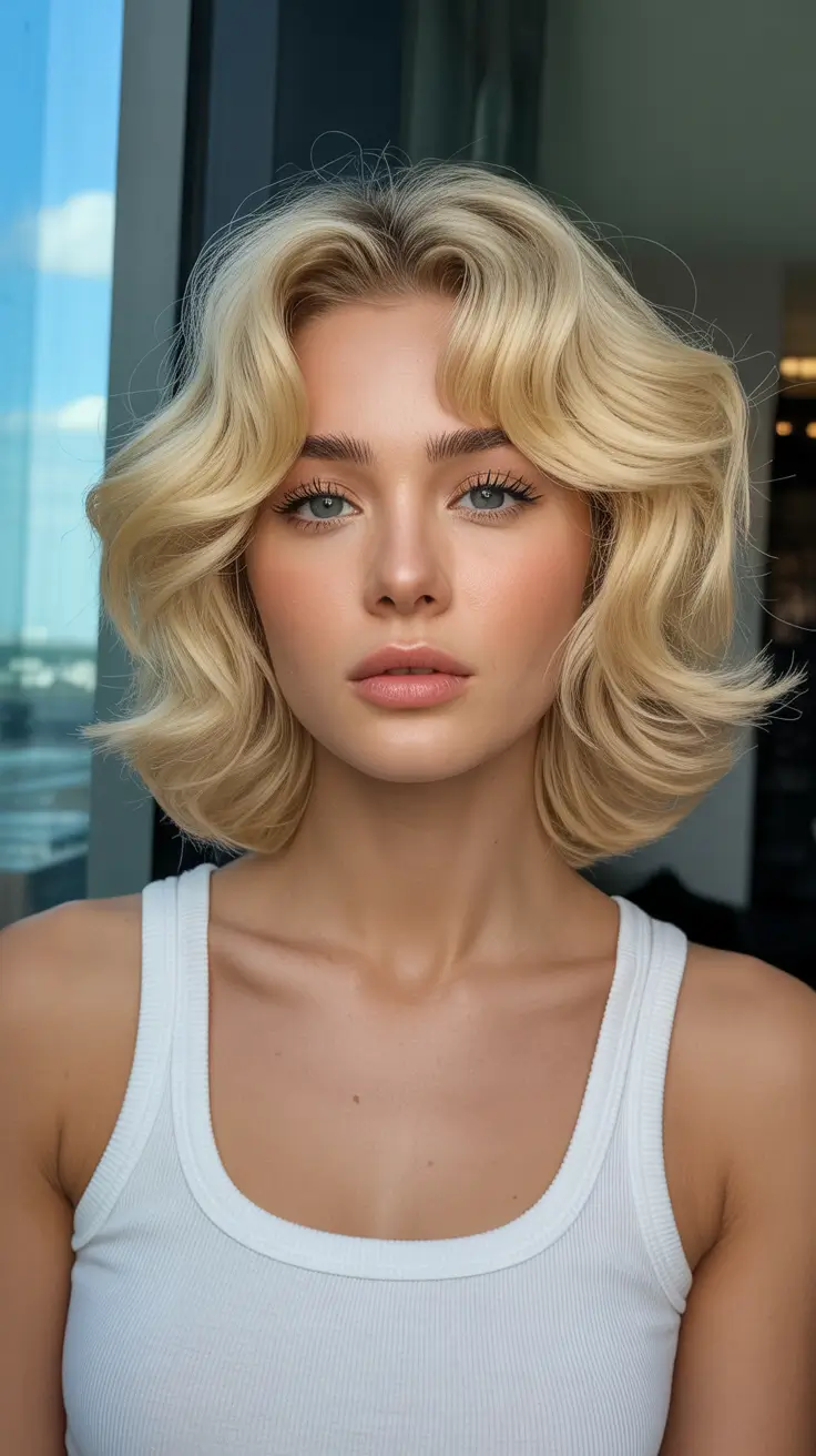 hair color for blondes summer 2026 Golden Retro Volume with Sun Kissed Dimension