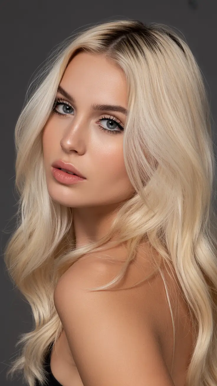 hair color for blondes summer 2026 Silky Vanilla Blonde Lengths with Clean Balayage Glow