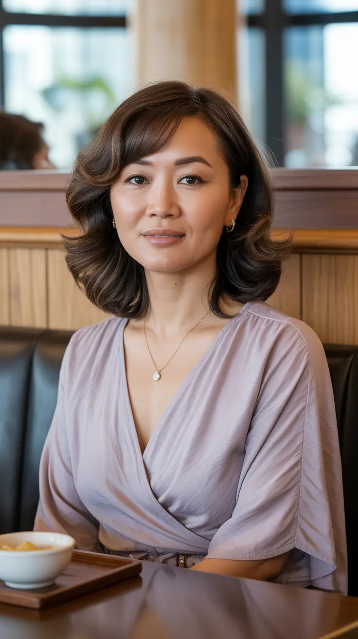 popular spring haircuts for women over 40 2026 Medium Length Layers With Volume