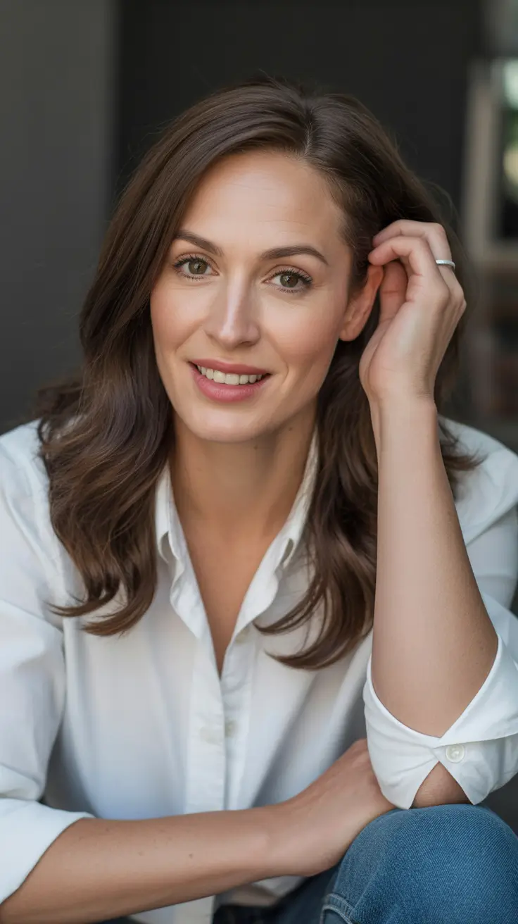 popular spring haircuts for women over 40 2026 Relaxed Long Layers