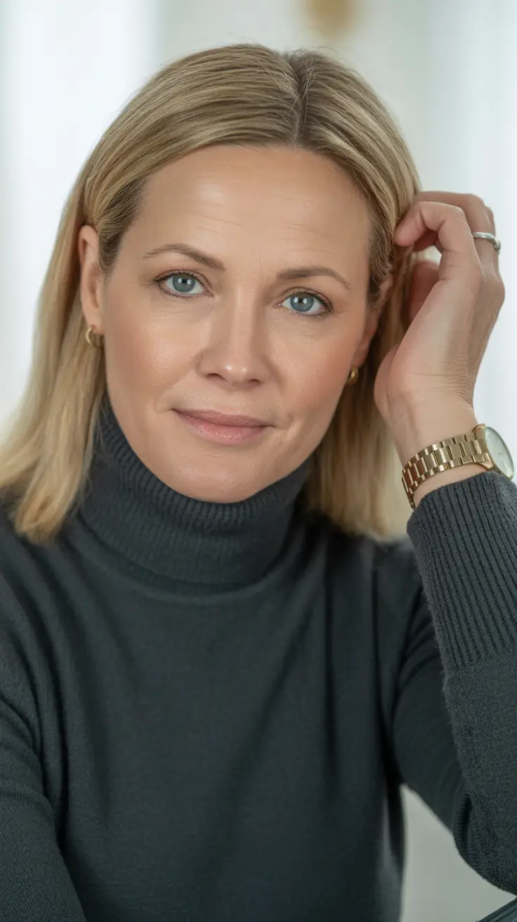 popular spring haircuts for women over 40 2026 Sleek Shoulder Length Lob