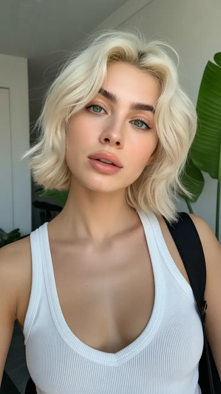simple spring short hairstyles 2026 Layered Cloud Bob With Springy Texture