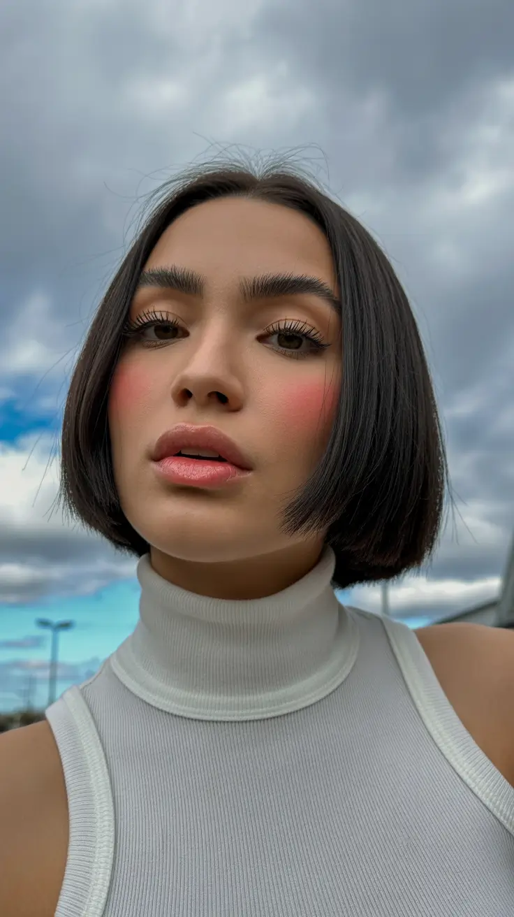 simple spring short hairstyles 2026 Modern Rounded Bob With Soft Spring Volume