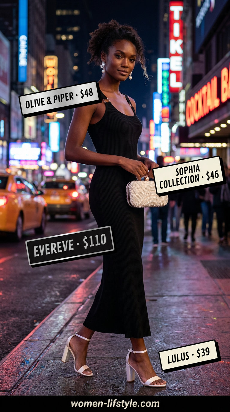 Blush pink bodycon dress with cream pearl clutch and heels for bodycon summer going out outfits for women 2026.