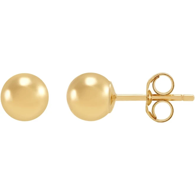 accessory 10K Yellow Gold Ball Stud Earrings Macy's $98