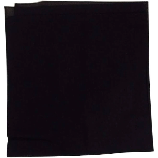 accessory 14" x 14" Black Bandana Solid Color 100% Cotton by BurlapFabric.com BurlapFabric.com $0.99