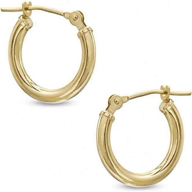 accessory 14K Gold Hoop Earrings Zales Outlet $125