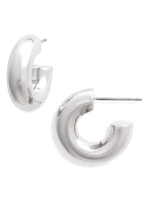 accessory 14K Gold Plated Demi Fine Chunky Hoop Earrings Nordstrom $27