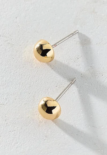 accessory 14K Gold-Plated Stud Earrings Urban Outfitters $10