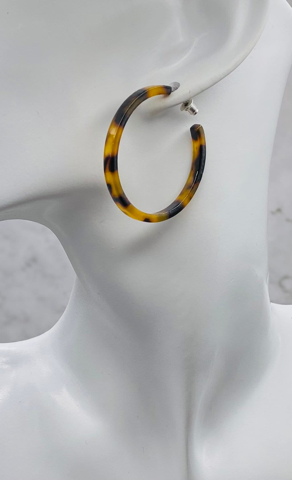 accessory 4cm brown tortoise shell hoop earrings. Resin hoop earrings. large hoop earrings. Statement hoop earrings. hoop earrings. Etsy $15.86