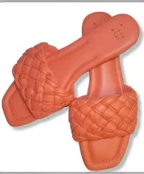 shoes A New Day Sandals Size 11 Coral Vegan Slides Open Toe Faux Leather Flats Slip On eBay $8
