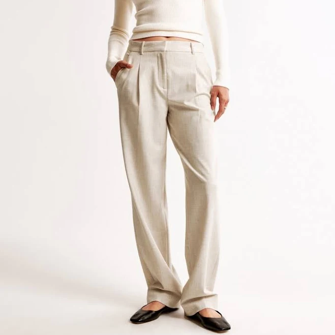pants Abercrombie & Fitch Women's Quinn Tailored Straight Pant Abercrombie & Fitch $54.99