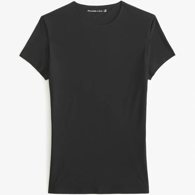 top Abercrombie & Fitch Women's Soft Matte Baby Tee Abercrombie & Fitch $35