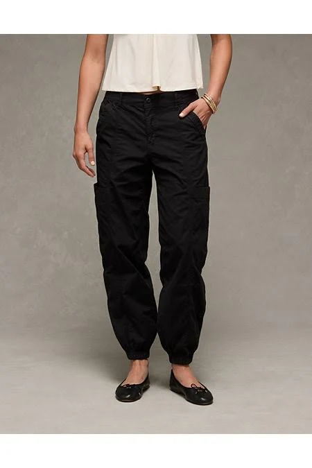 pants AE Women's Snappy Stretch High-Waisted Baggy Cargo Jogger American Eagle Outfitters $17.98